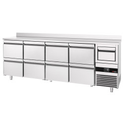 Masa frigorifica pentru bar GGM Gastro BGKF266DN8S (Inox) Thumb