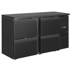Masa frigorifica pentru bar GGM Gastro KTSH145 (Black)