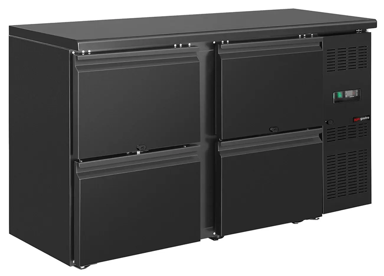 Masa frigorifica pentru bar GGM Gastro KTSH145 (Black)