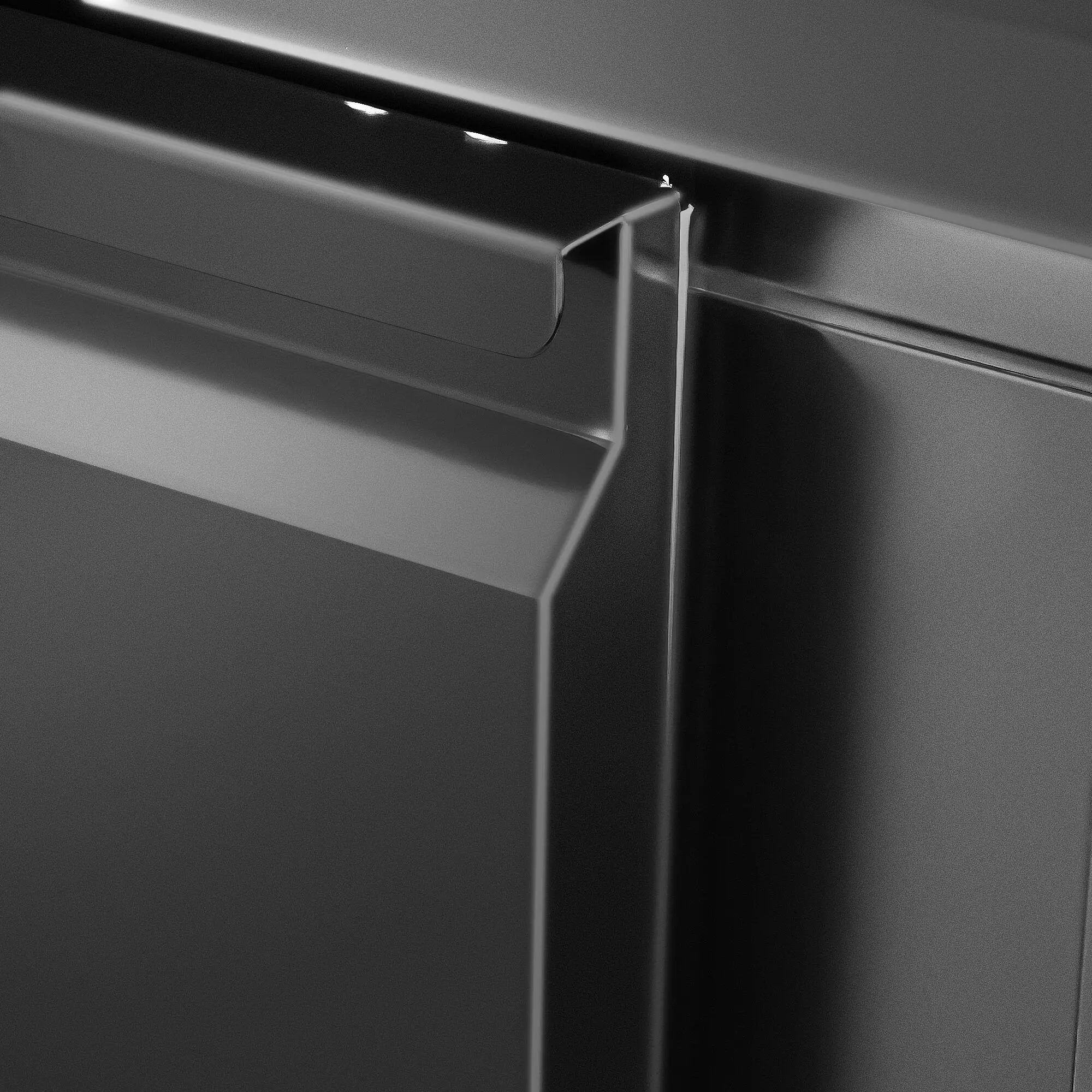 Masa frigorifica pentru bar GGM Gastro KTSH205 (Black) - 8