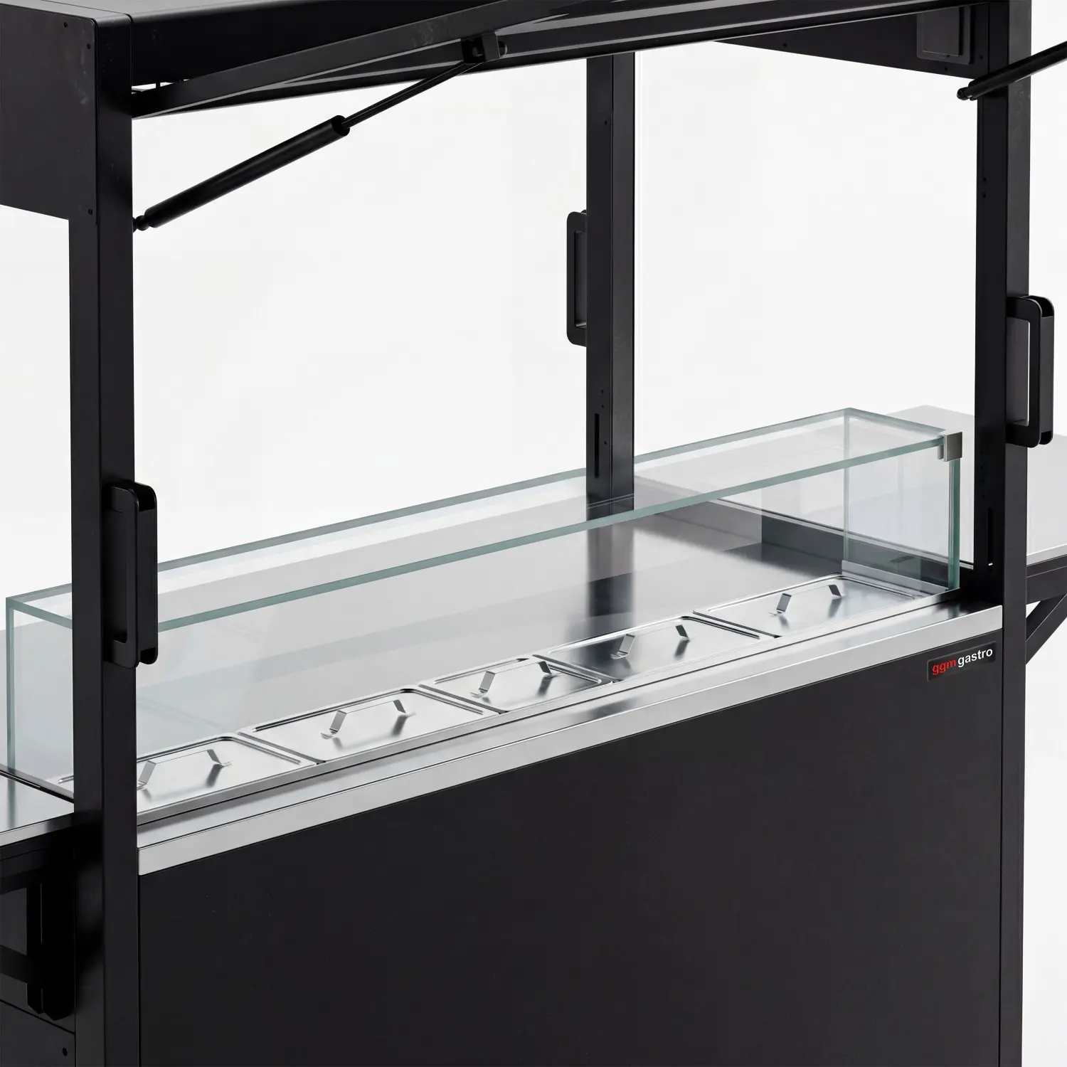 Stație de cocktail frigorifică mobilă GGM Gastro MCSH (Black) - 11