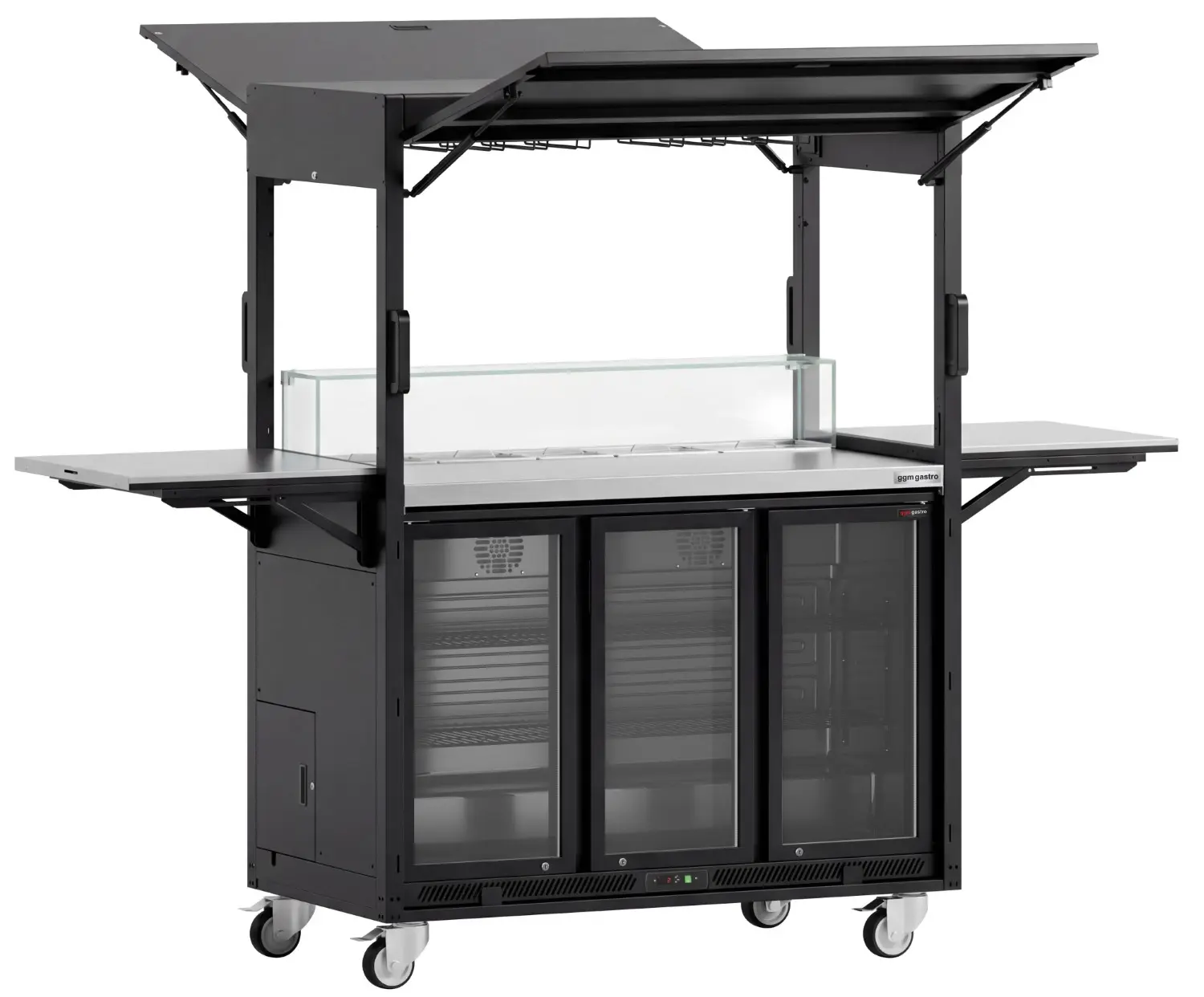 Stație de cocktail frigorifică mobilă GGM Gastro MCSH (Black) - 3