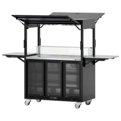 Stație de cocktail frigorifică mobilă GGM Gastro MCSH (Black) Thumb