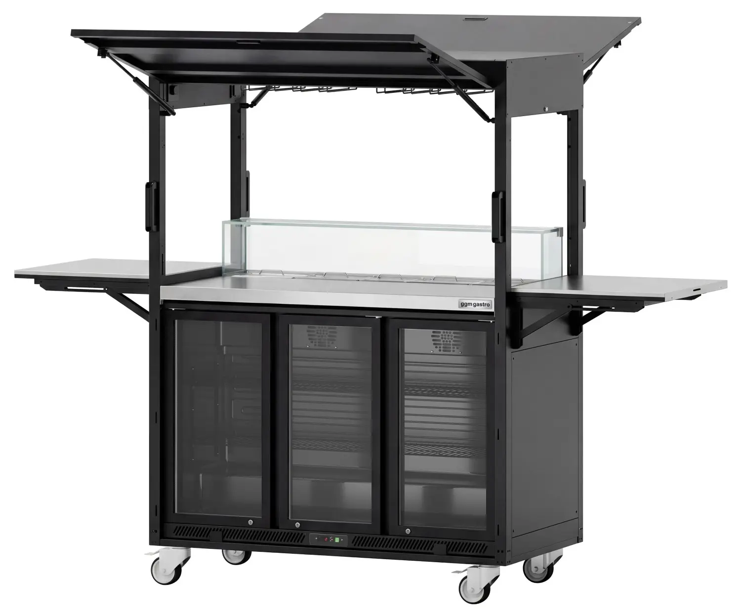 Stație de cocktail frigorifică mobilă GGM Gastro MCSH (Black) - 5