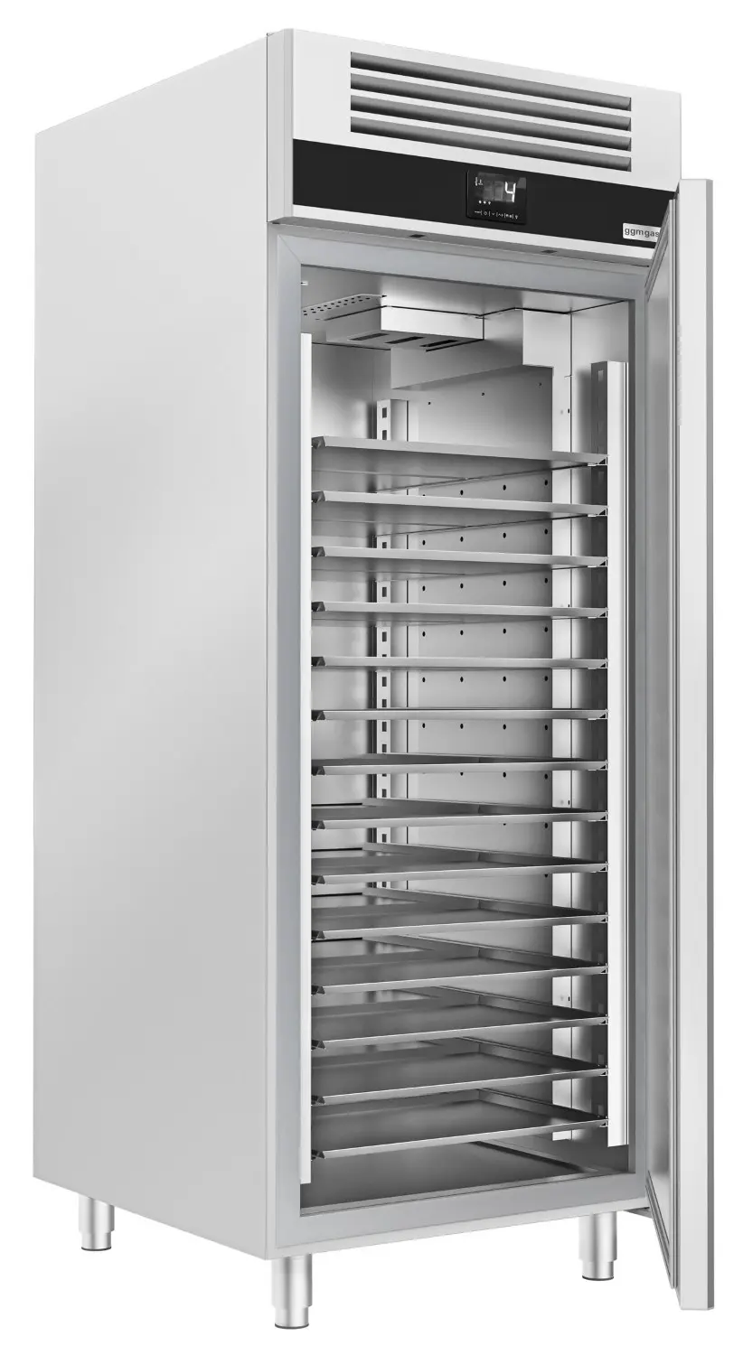 Холодильный шкаф GGM Gastro BKFE8060D (Inox) - 2