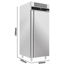 Холодильный шкаф GGM Gastro BKFE8060D (Inox) Thumb