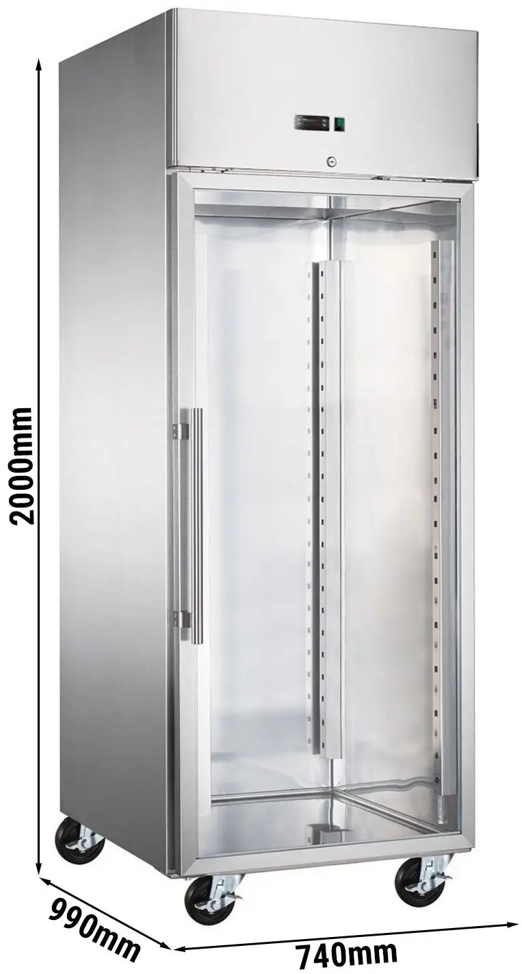 Dulap frigorific GGM Gastro BKG800GND#07 (Inox) - 2
