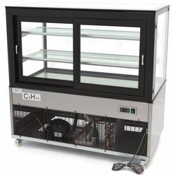 Vitrina frigorifica Maxima Pastry Showcase 500L 9400839 (White/Black) Thumb