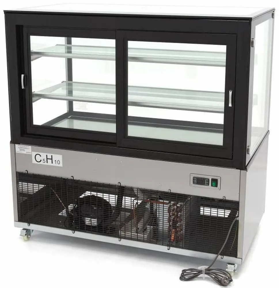 Vitrina frigorifica Maxima Pastry Showcase 500L 9400839 (White/Black)