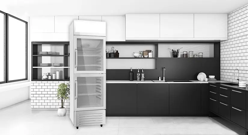 Vitrina frigorifica Crown SC 340.2 (White)