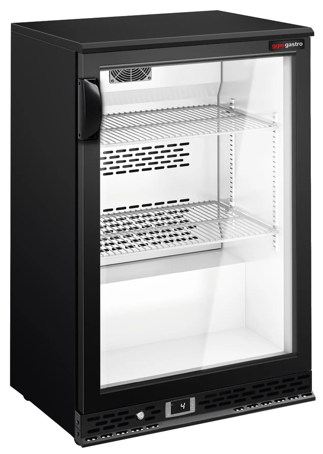Барная холодильная витрина GGM Gastro BGI140 (Black) - 2