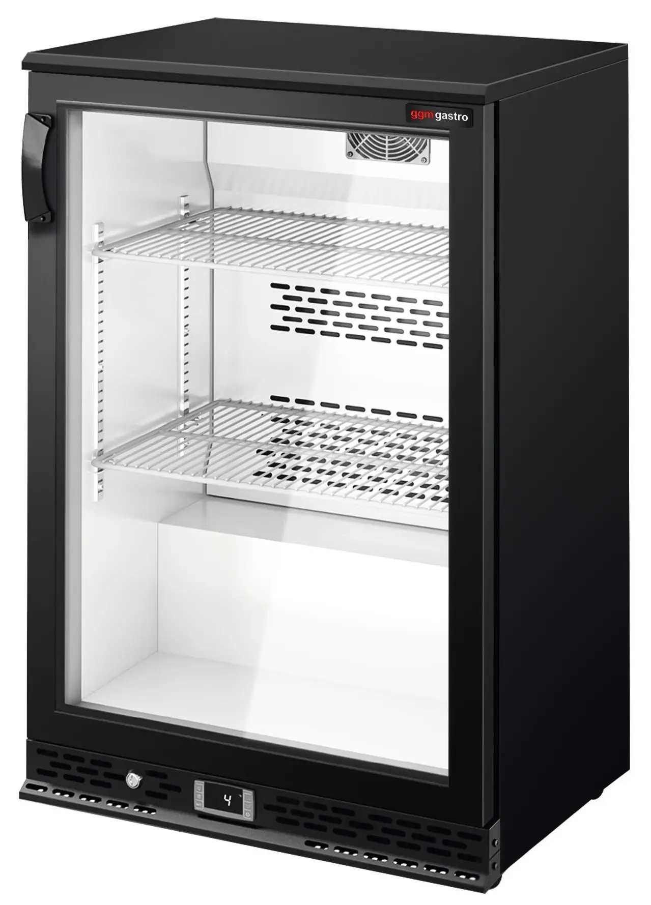 Барная холодильная витрина GGM Gastro BGI140 (Black) - 3