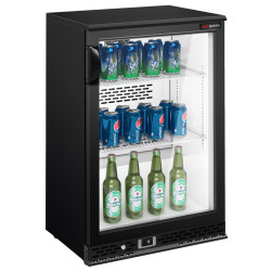 Барная холодильная витрина GGM Gastro BGI140 (Black)