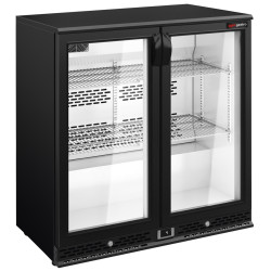 Барная холодильная витрина GGM Gastro BGI220 (Black) Thumb