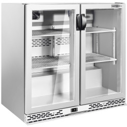 Vitrina frigorifica de bar GGM Gastro BGI220E (Inox) Thumb