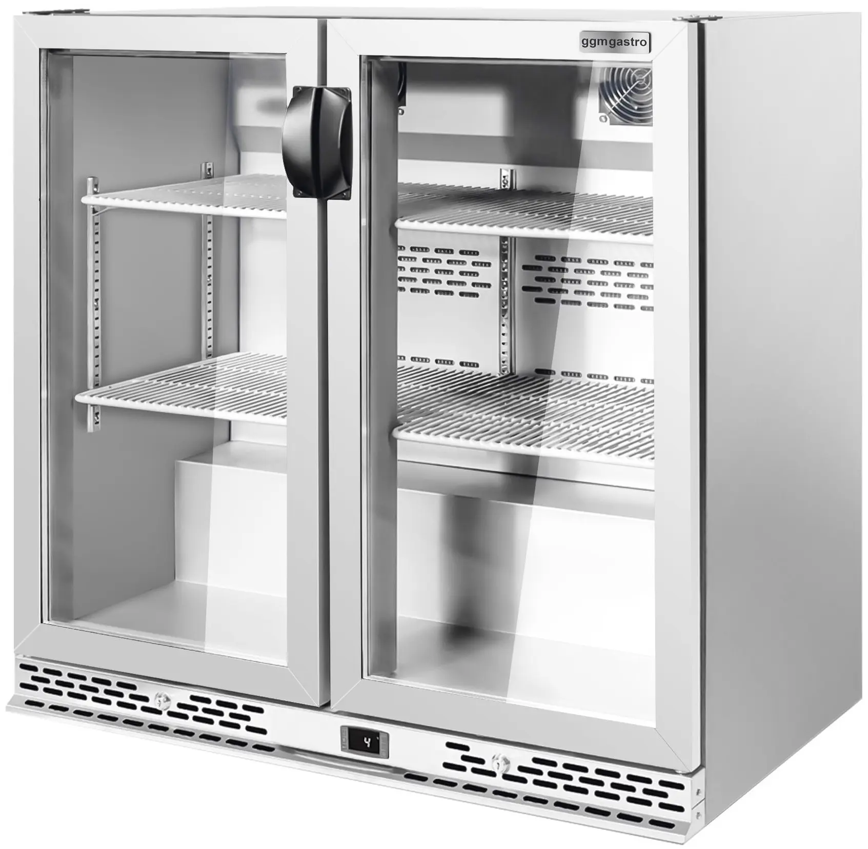 Vitrina frigorifica de bar GGM Gastro BGI220E (Inox) - 3