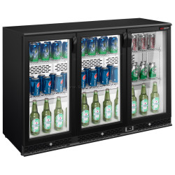 Барная холодильная витрина GGM Gastro BGI330 (Black)