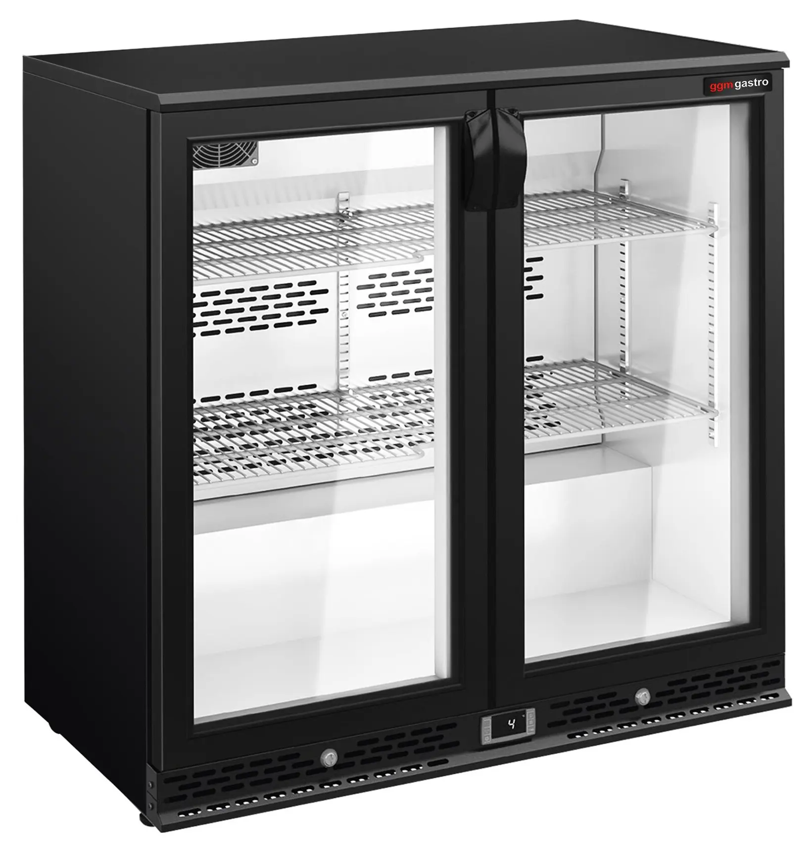 Барная холодильная витрина GGM Gastro BGI958 (Black) - 2