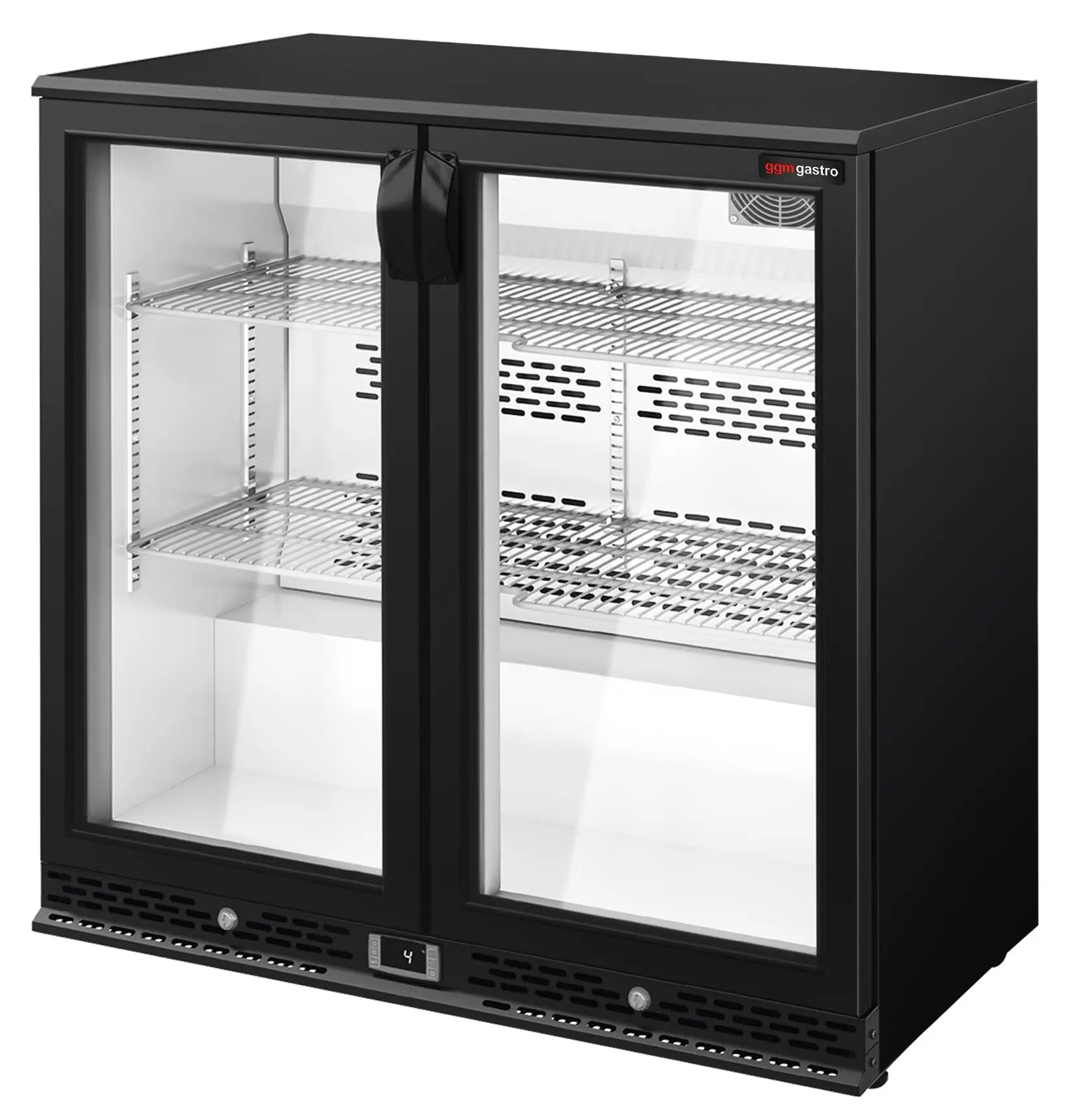 Барная холодильная витрина GGM Gastro BGI958 (Black) - 3