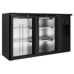 Барная холодильная витрина GGM Gastro BGKGFA2N (Black) Thumb
