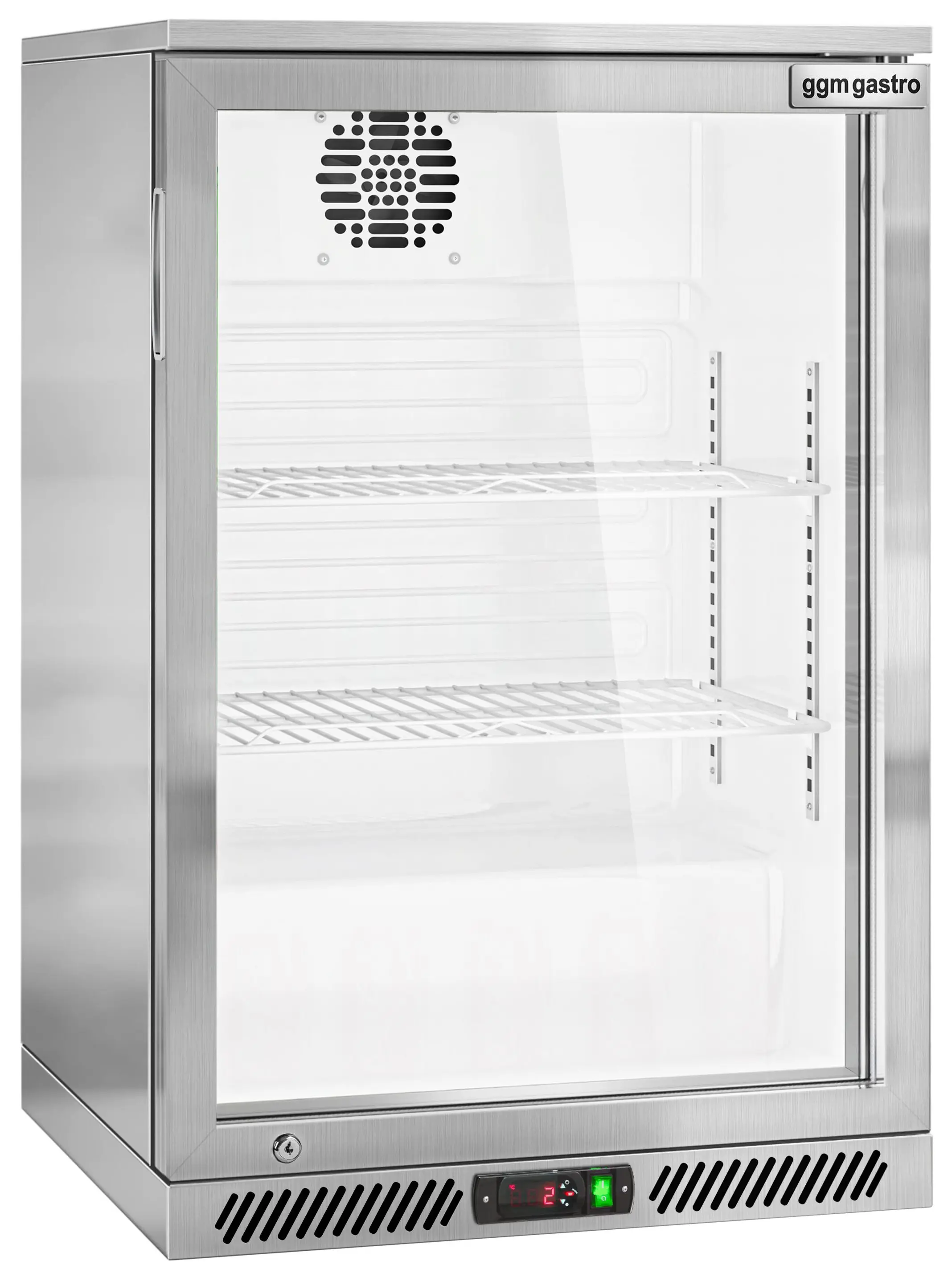 Барная холодильная витрина GGM Gastro BKG605EN (Inox) - 4