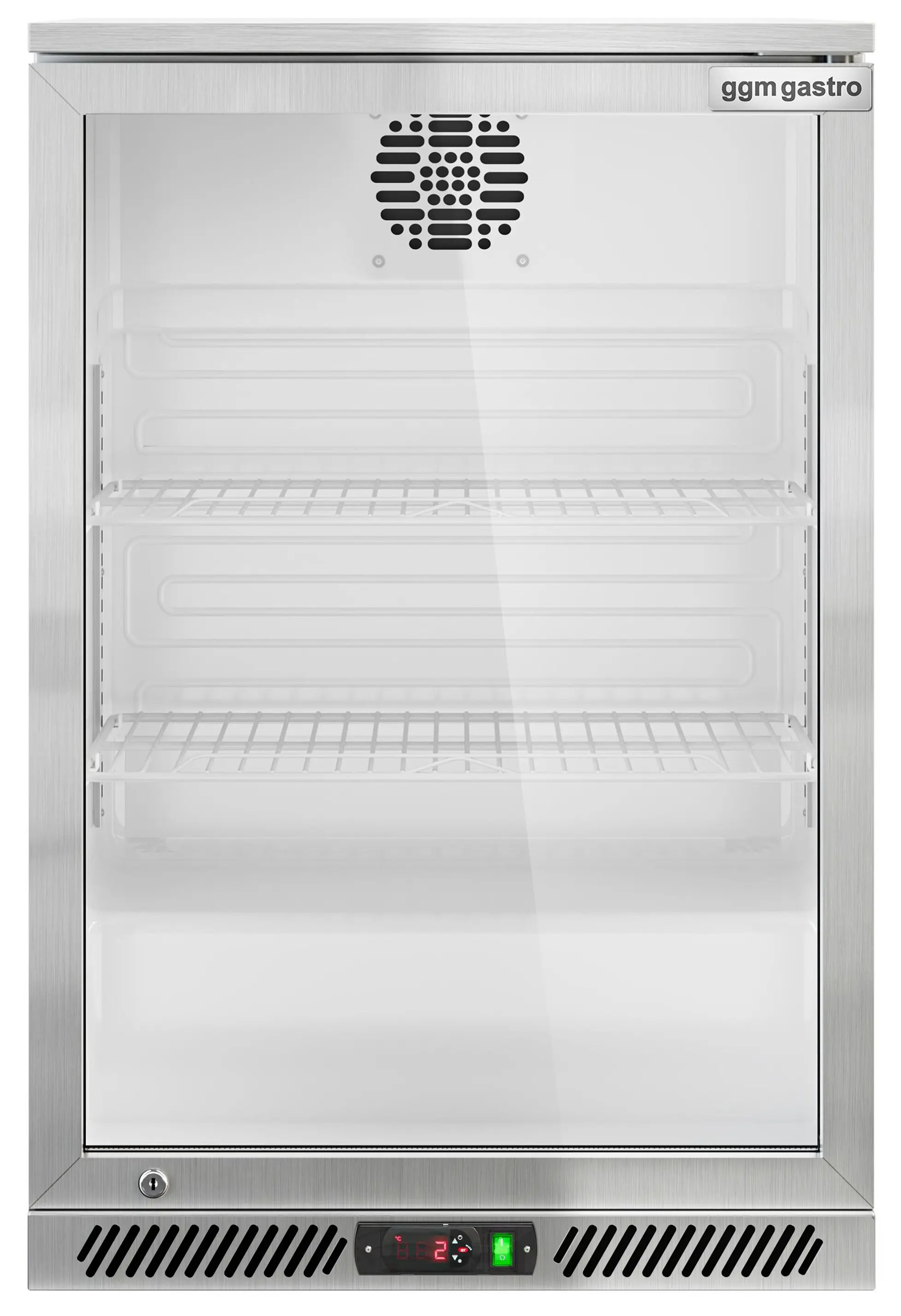 Барная холодильная витрина GGM Gastro BKG605EN (Inox) - 5