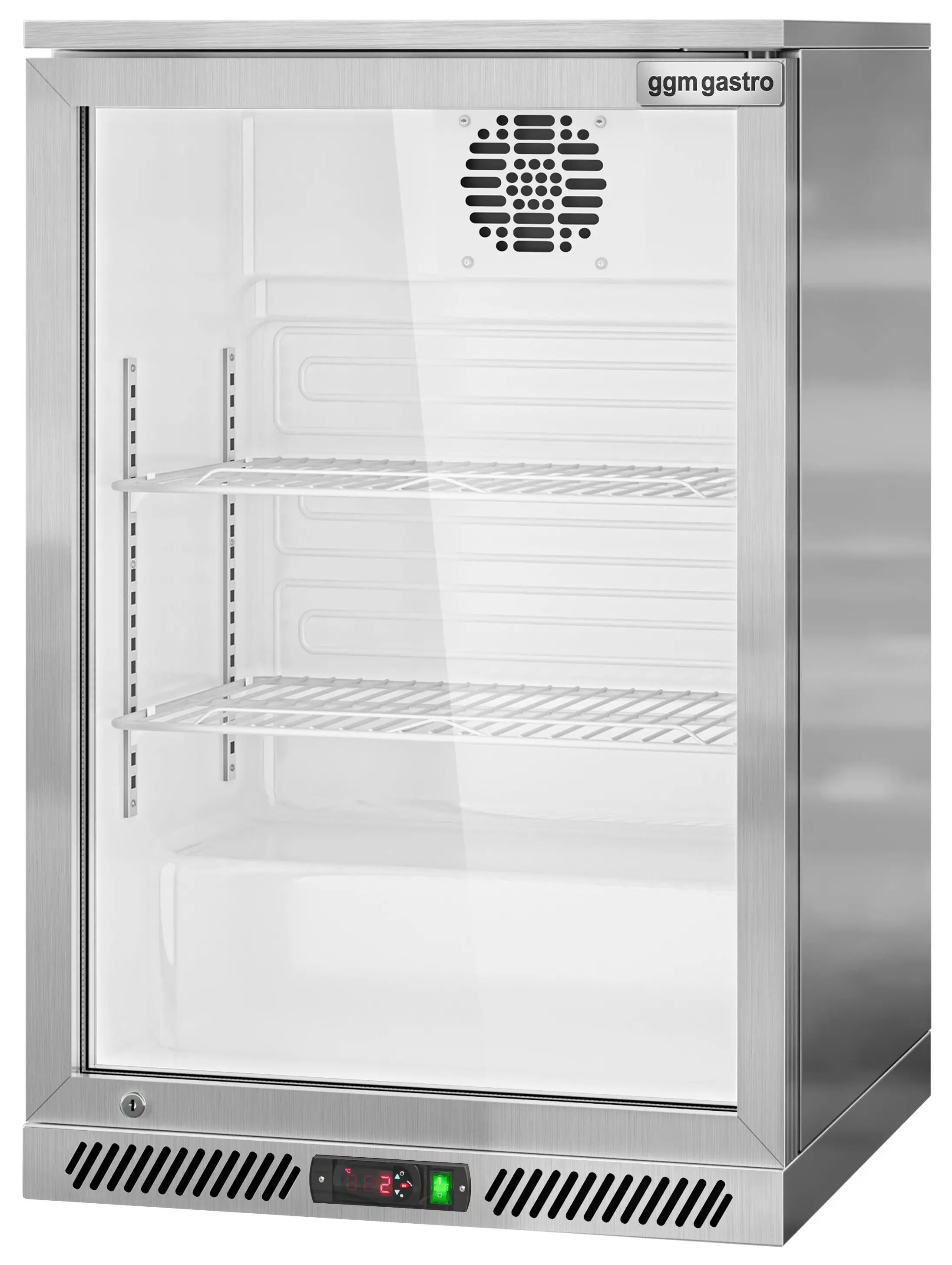 Барная холодильная витрина GGM Gastro BKG605EN (Inox) - 6