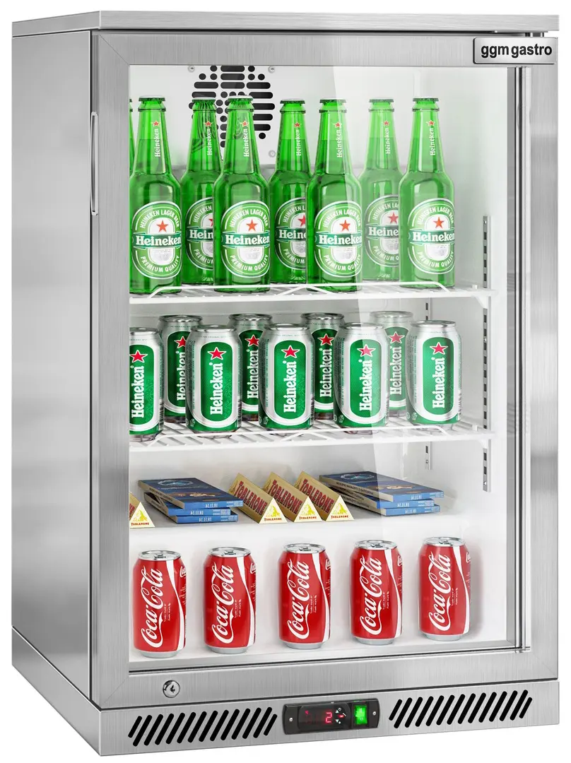 Барная холодильная витрина GGM Gastro BKG605EN (Inox)