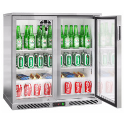 Барная холодильная витрина GGM Gastro BKG905EN (Inox) Thumb
