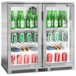 Барная холодильная витрина GGM Gastro BKG905EN (Inox)