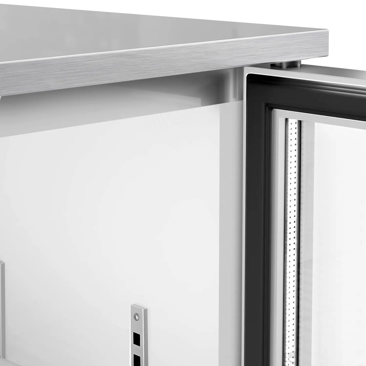 Барная холодильная витрина GGM Gastro BKG905EN (Inox) - 9