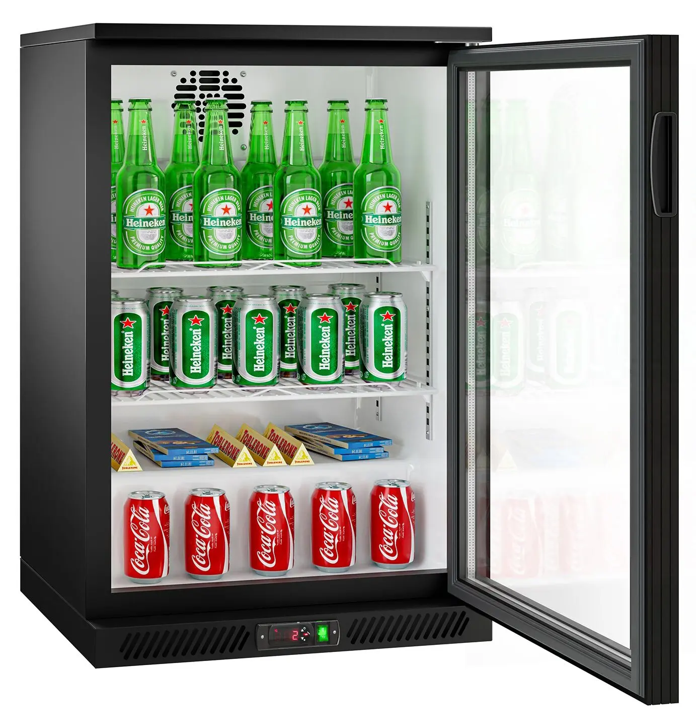 Vitrina frigorifica de bar GGM Gastro BKTG1SN (Black) - 2
