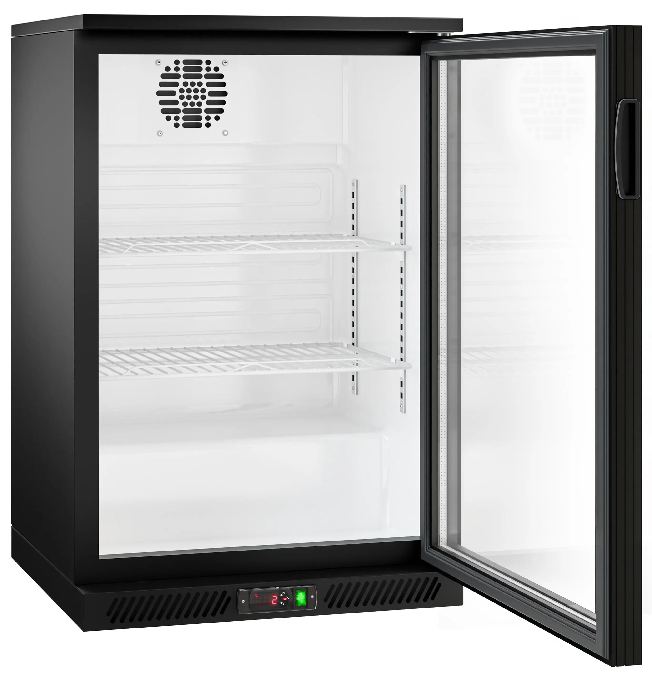 Vitrina frigorifica de bar GGM Gastro BKTG1SN (Black) - 4