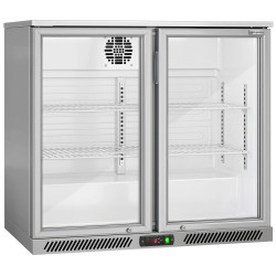 Vitrina frigorifica de bar GGM Gastro BKTG220EN (Inox) Thumb