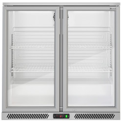 Vitrina frigorifica de bar GGM Gastro BKTG220EN (Inox) Thumb