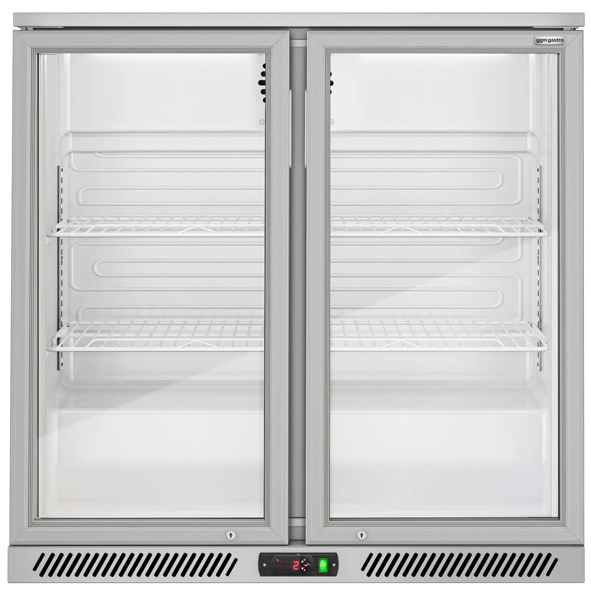 Vitrina frigorifica de bar GGM Gastro BKTG220EN (Inox) - 4