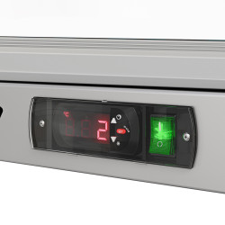 Vitrina frigorifica de bar GGM Gastro BKTG220EN (Inox) Thumb