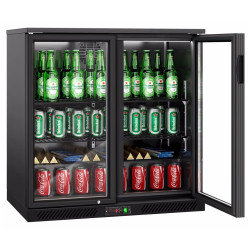 Барная холодильная витрина GGM Gastro BKTG220SN (Black) Thumb