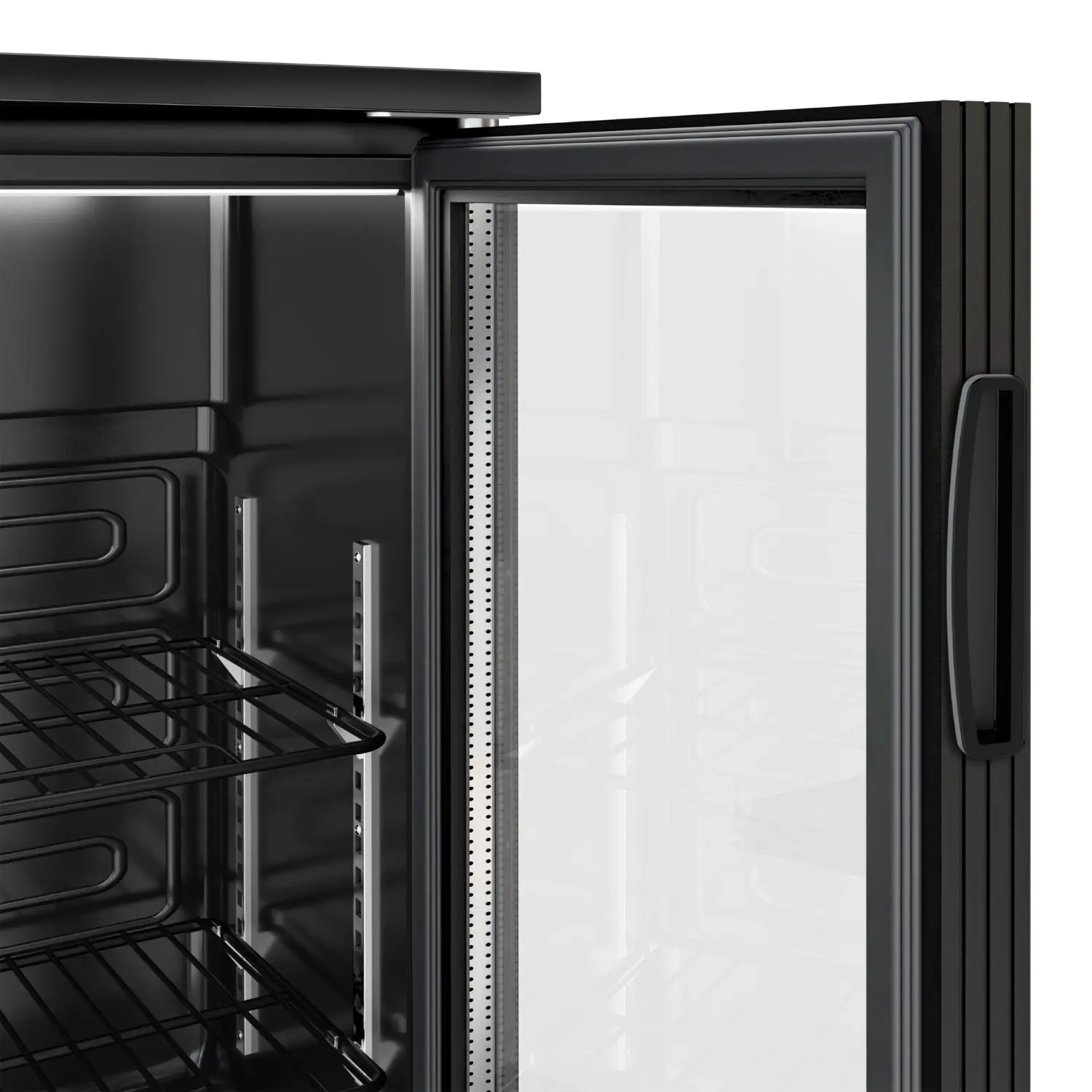 Барная холодильная витрина GGM Gastro BKTG220SN (Black) - 10
