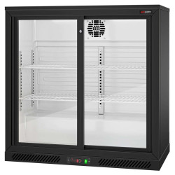 Барная холодильная витрина GGM Gastro BKTG220SSN (Black) Thumb