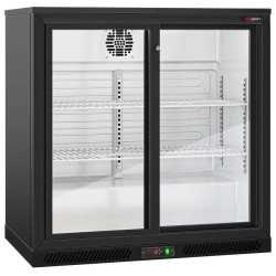 Барная холодильная витрина GGM Gastro BKTG220SSN (Black) Thumb