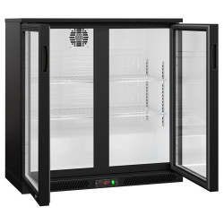 Барная холодильная витрина GGM Gastro BKTG2SN (Black) Thumb