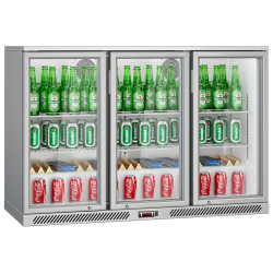 Барная холодильная витрина GGM Gastro BKTG320ENN (Inox)