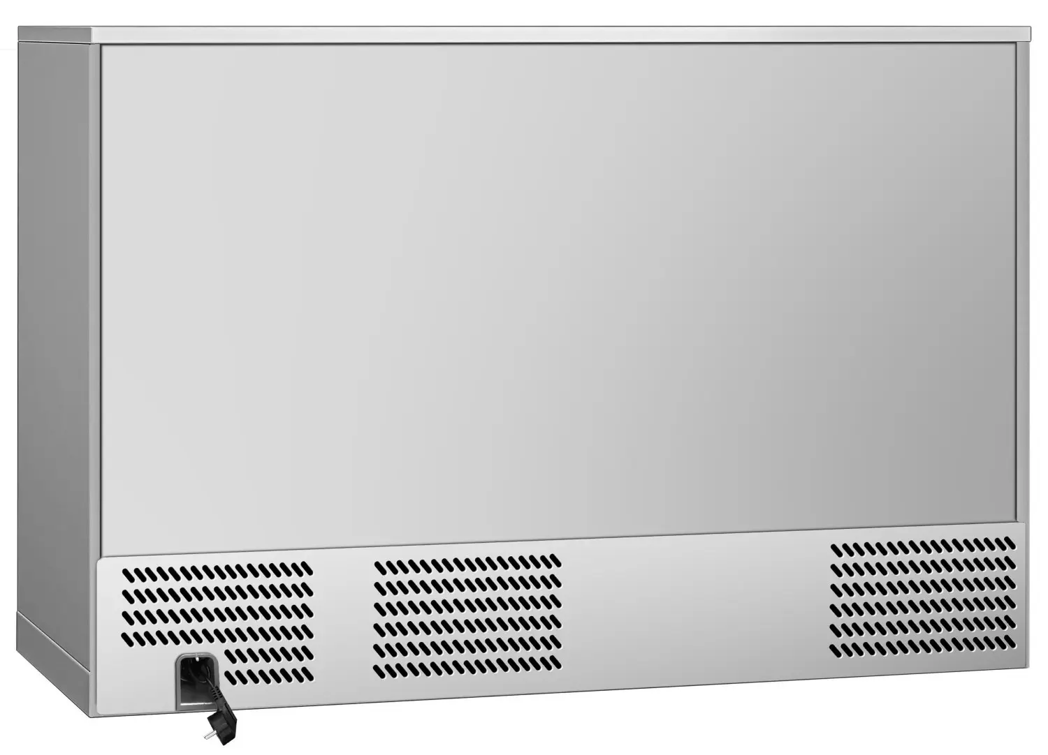 Барная холодильная витрина GGM Gastro BKTG320ENN (Inox) - 6