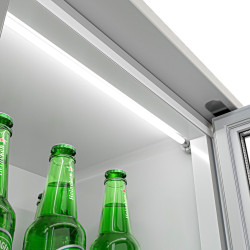 Барная холодильная витрина GGM Gastro BKTG320ENN (Inox) Thumb