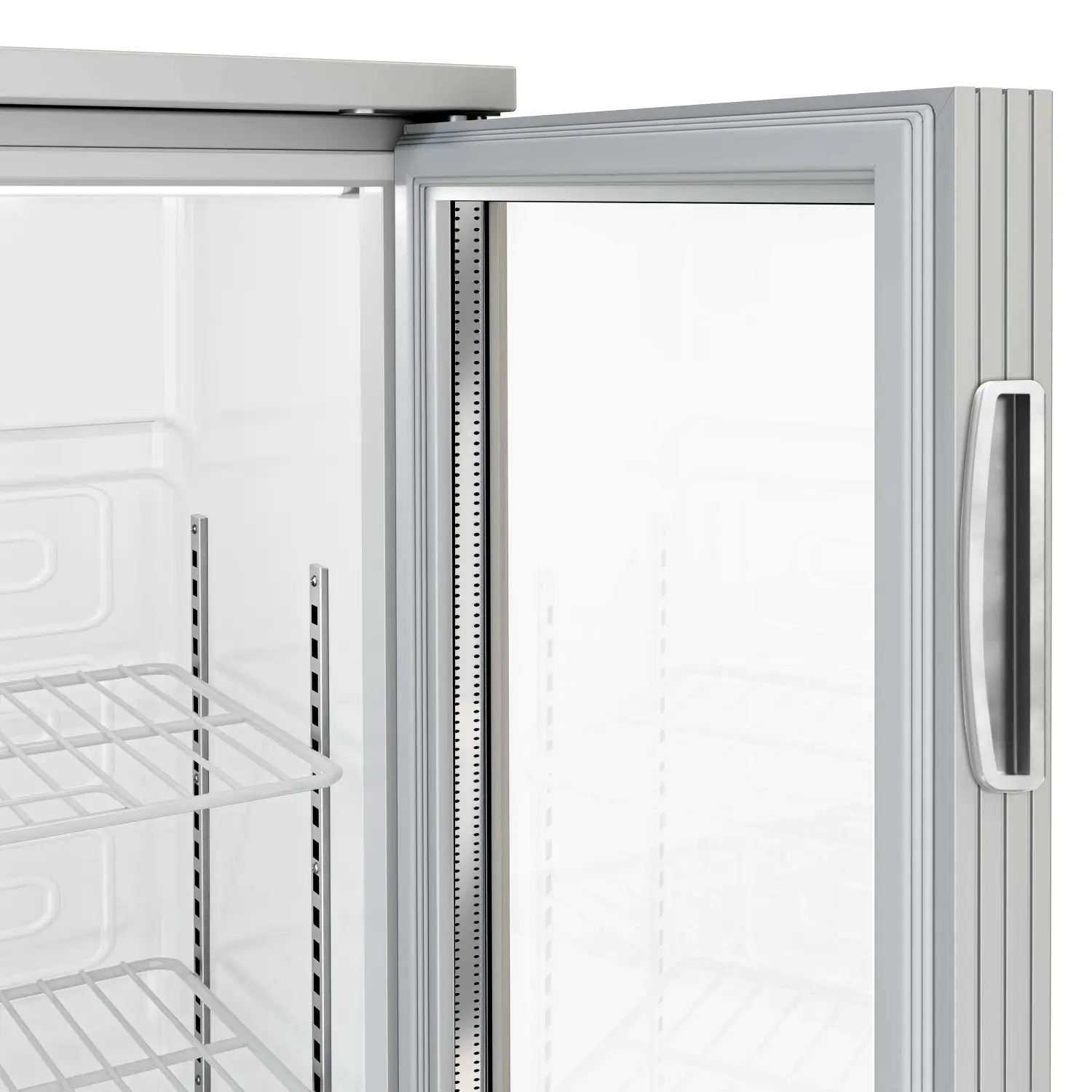 Барная холодильная витрина GGM Gastro BKTG320ENN (Inox) - 9