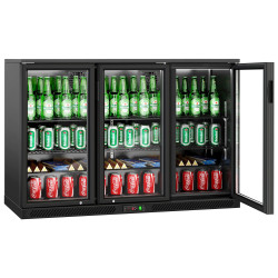 Барная холодильная витрина GGM Gastro BKTG320SNN (Black) Thumb