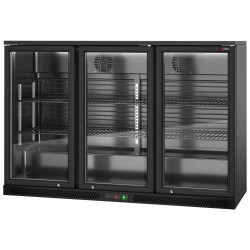 Барная холодильная витрина GGM Gastro BKTG320SNN (Black) Thumb