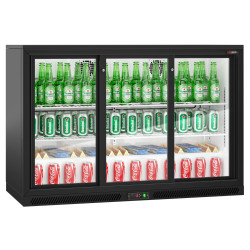 Барная холодильная витрина GGM Gastro BKTG320SSNN (Black) Thumb