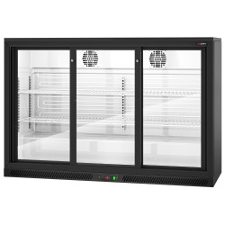 Барная холодильная витрина GGM Gastro BKTG320SSNN (Black) Thumb